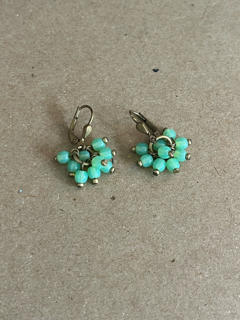 Anthropologie jade earrings